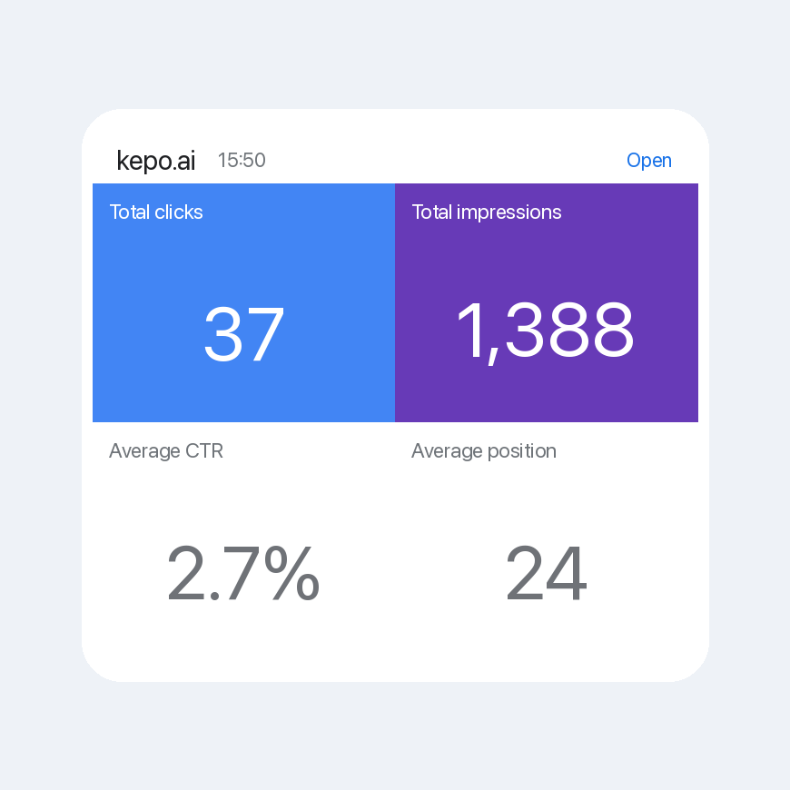 Search Console Performance large preview